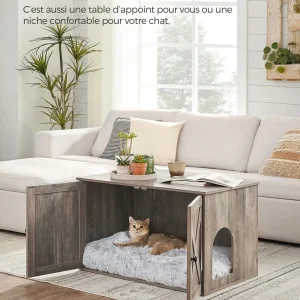 Arbre à chat avec espace repos intégré