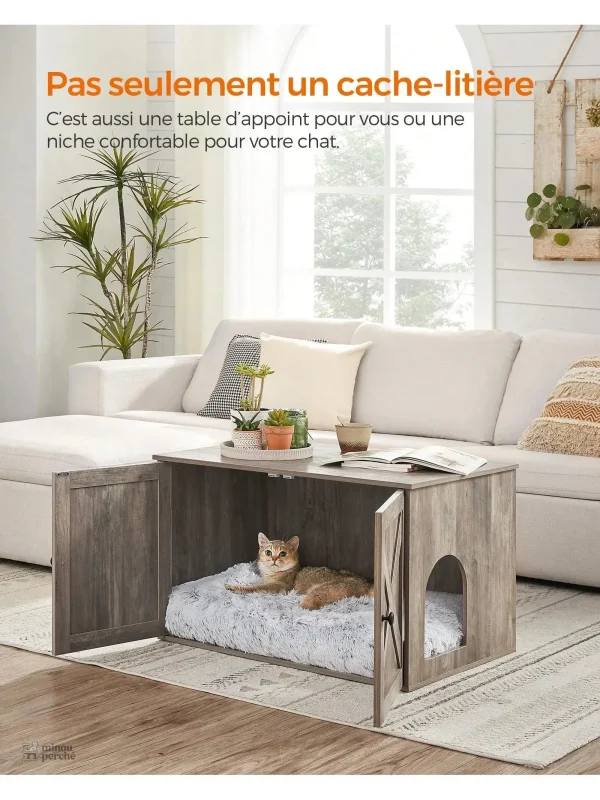 Arbre à chat avec espace repos intégré