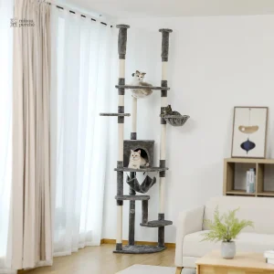 Arbre à chat Maine Coon XXL ajustable 236-258 cm