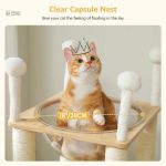 Arbre à chat en bois, confort et esthétique