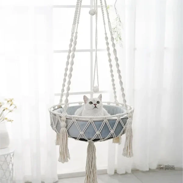 Accessoire confortable pour chat en hauteur