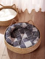 Panier en osier pour un repos confortable