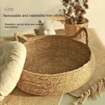 Panier pour chat en osier naturel