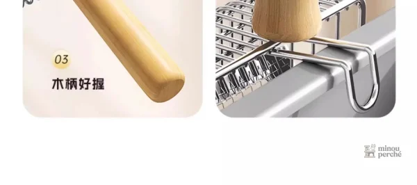 Pelle à litière double tamis inox 2-en-1 - vue 4