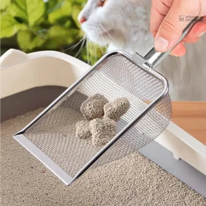 Pelle à litière inox FineSift Pro pour une utilisation précise