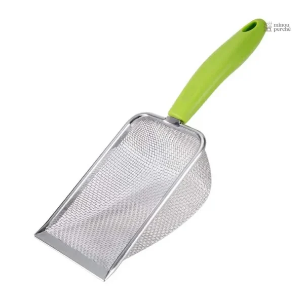 Pelle à litière en inox pour un usage quotidien