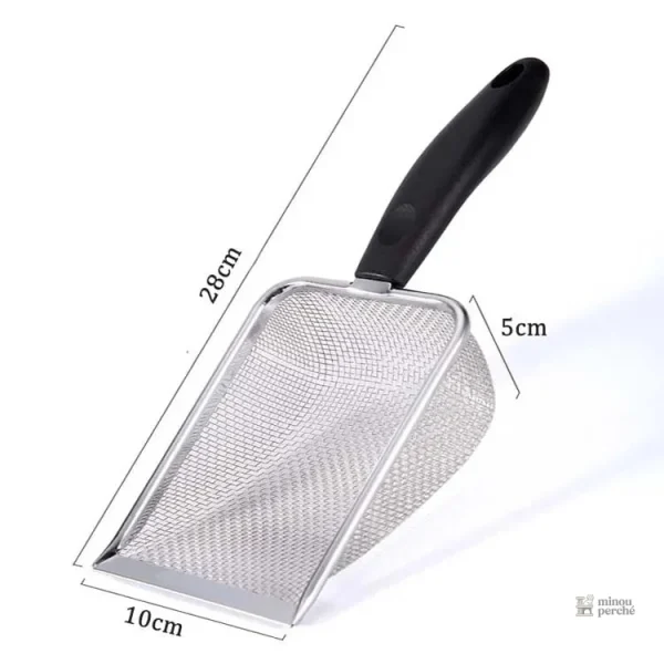 Inox durable pour une pelle à litière résistante