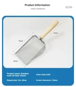 Pelle à litière pratique pour maison avec animaux