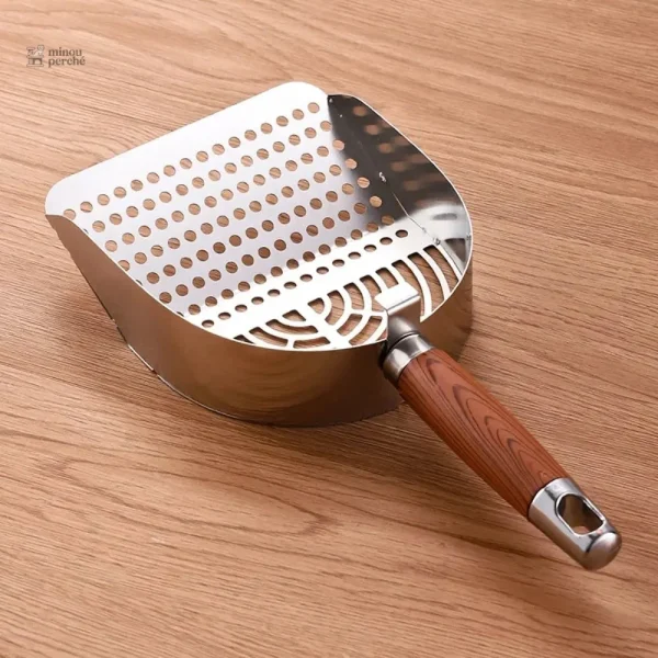 Outil de nettoyage pour litière, manche ergonomique