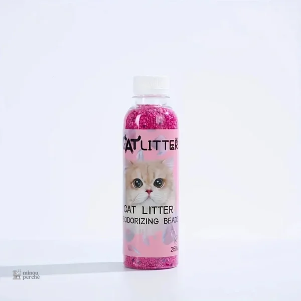 Perles pour litière de chat, solution anti-odeurs