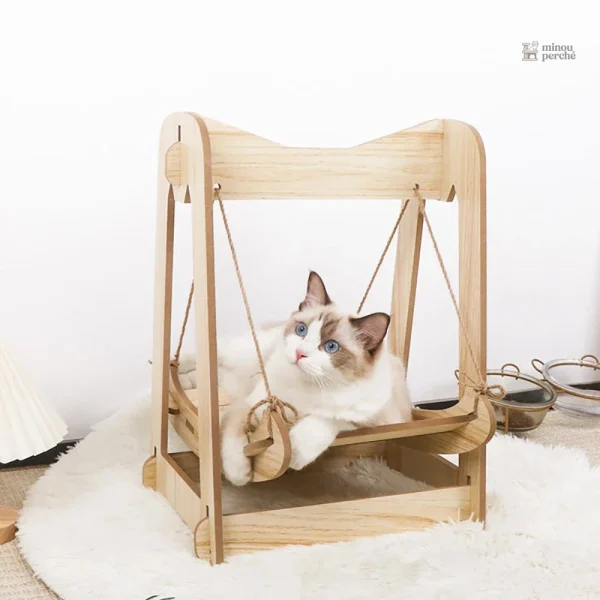 Accessoire ludique pour chats - balancement doux