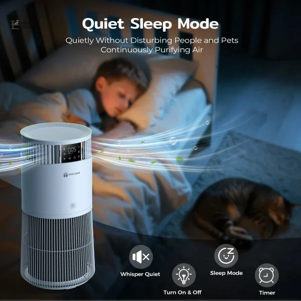 Purificateur d’air efficace pour maison avec animaux