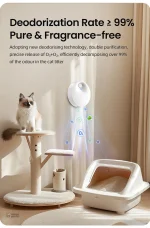 Purificateur d'odeurs pour litière, design moderne