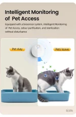 Système intelligent pour litière de chat sans odeurs