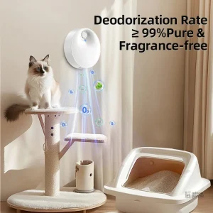 AirClean Pro : purificateur d'odeurs pour litière de chat