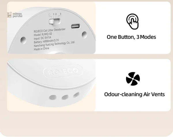 Purificateur d’odeurs intelligent AirClean Pro pour litière - vue 8
