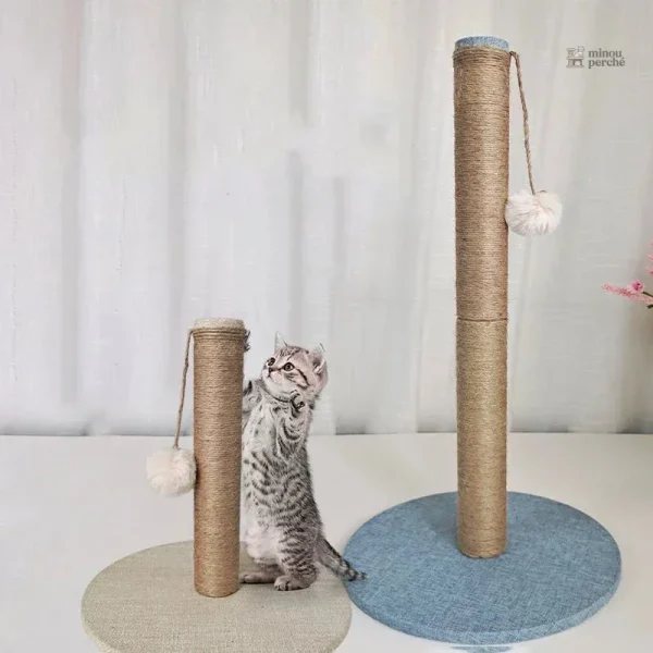 Arbre à chat griffoir sisal et lin ClawMaster DIY