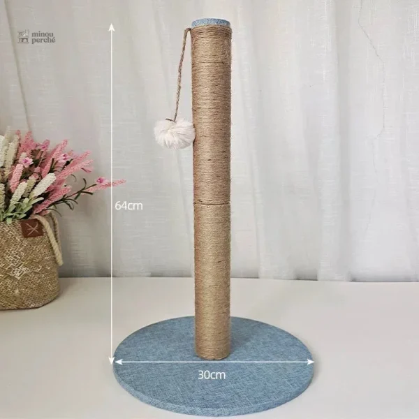 Griffoir DIY pour chats en lin et sisal résistant