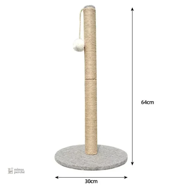 Modèle ClawMaster : arbre à chat et griffoir combiné
