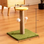 Griffoir pour chat avec jouet suspendu inclus