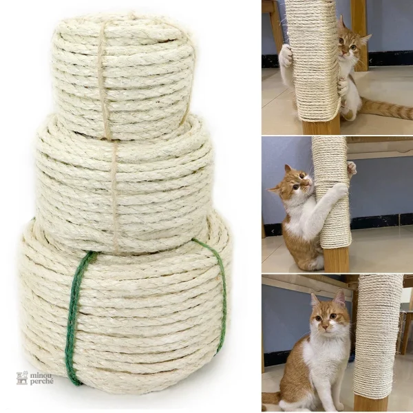 Corde sisal pour arbre à chat DIY ScratchMaster