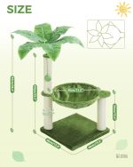 Arbre à chat design avec hamac pour chats joueurs