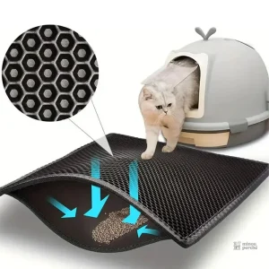 Tapis de litière double couche imperméable CleanStep Pro