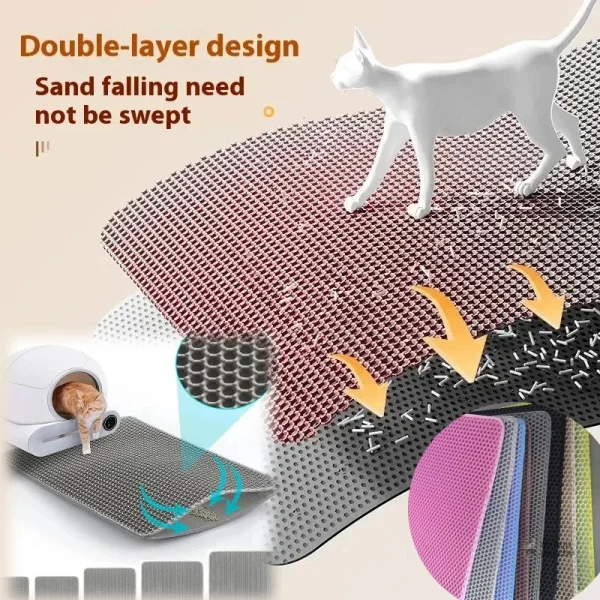 Tapis de litière double couche CleanStep EVA Pro