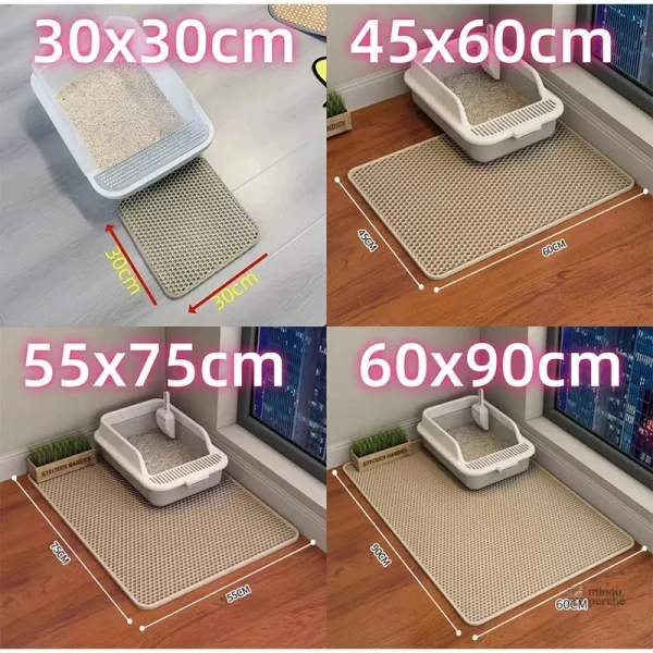 Tapis de litière qui préserve