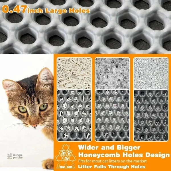 Tapis de litière absorbant et durable