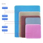Tapis de litière alvéolé pour chats de différentes tailles