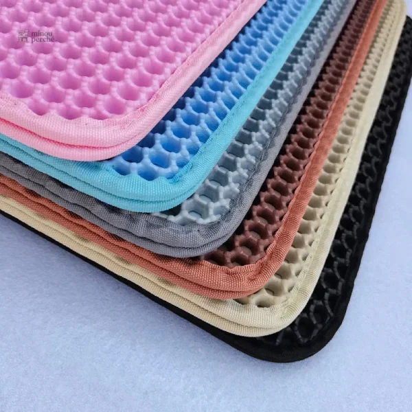 Tapis de litière antidérapant pour chats, style Petit Nuage
