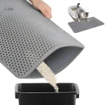 Tapis de litière pour chat double couche 40x60 cm