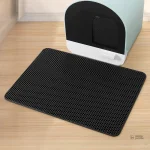 Tapis de litière pour chat double couche EVA