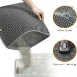 Tapis de litière doux et résistant pour félins