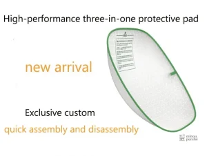 Tapis de protection pour litière automatique, design efficace