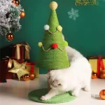 Arbre à chat décoratif pour les fêtes