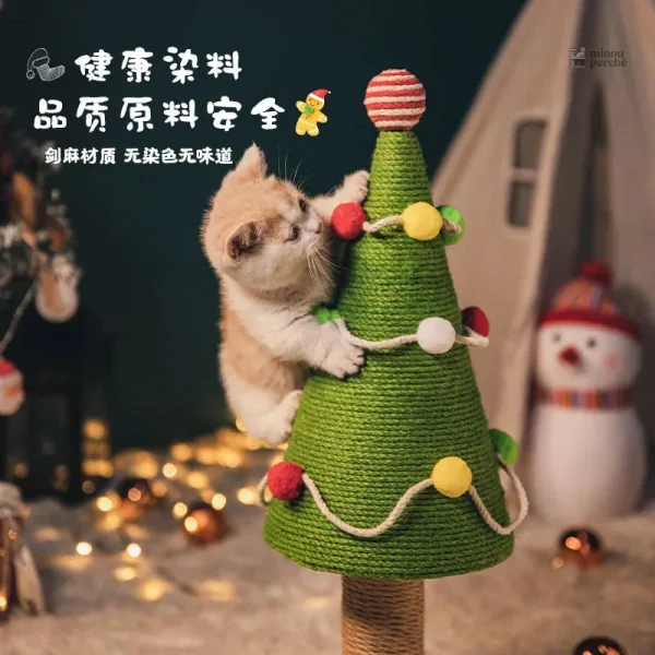 Accessoire festif pour chats à Noël