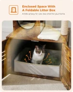 Design innovant d'arbre à chat avec litière