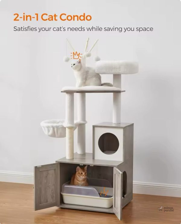 Modèle LuxeNest, un choix élégant pour les amoureux des chats