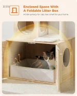 Arbre à chat luxe avec finition en bois de qualité