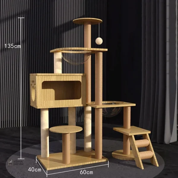 Arbre à chat design pour un intérieur sophistiqué