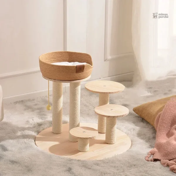 Élément décoratif pour le bien-être des chats