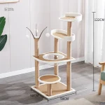 Arbre à chat alliant luxe et fonctionnalité