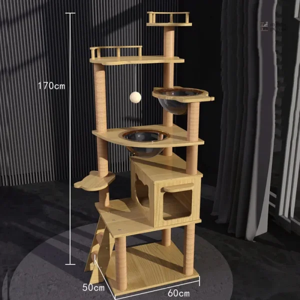 Arbre à chat chic pour les chats exigeants