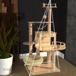 Arbre à chat élégant pour les félins modernes