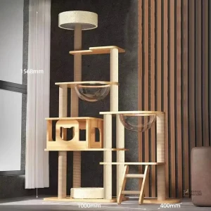 Arbre à chat chic avec style contemporain