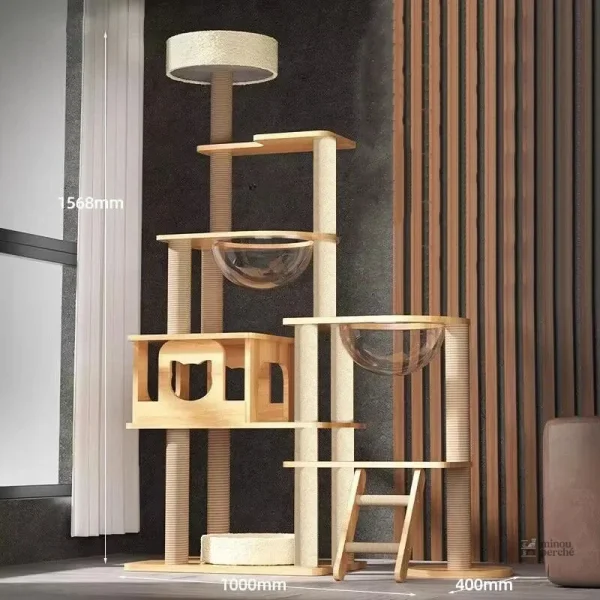 Arbre à chat chic avec style contemporain