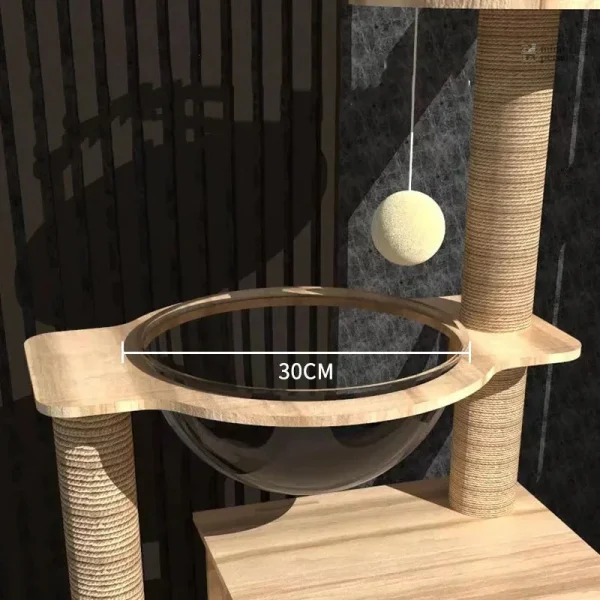 Design raffiné pour l'espace de jeu des chats