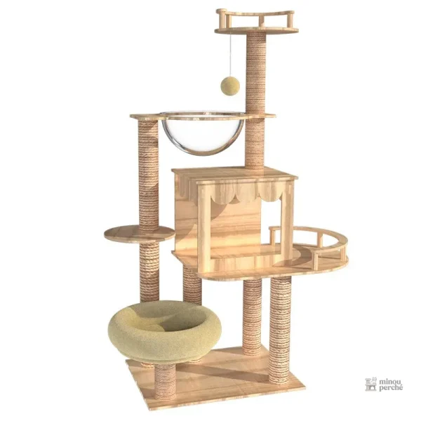 Arbre à chat haut de gamme pour intérieurs stylés